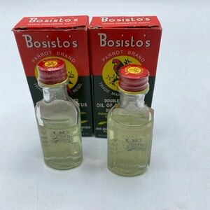 2 Bottle Bosisto's Parrot Brand Oil Of Eucalyptus for Cold, Wind, Sprains